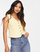 Envii Gartner Vest Set In Straw-white