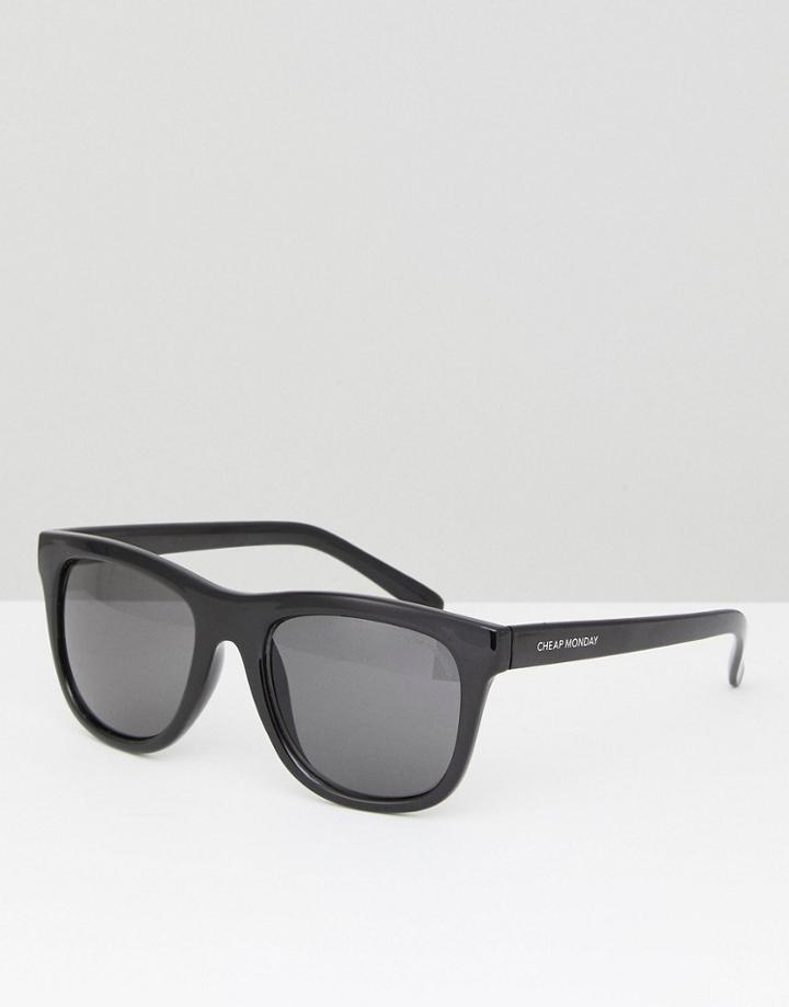 Cheap Monday Timeless Square Sunglasses Black - Black