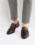 Hugo By Hugo Boss Calf Leather Loafer Brown - Brown