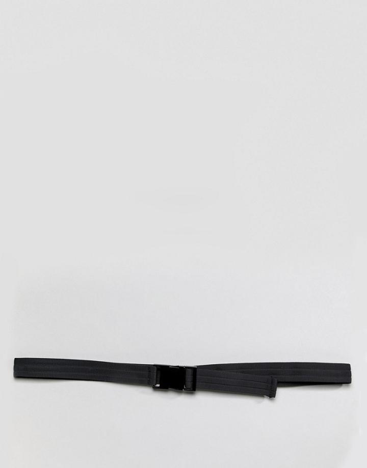 Stradivarius Belt In Black - Black