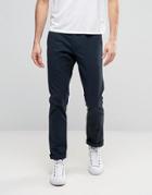 Produkt Slim Fit Chinos In Cotton Twill - Navy