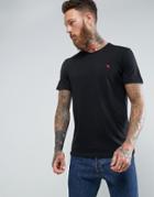 Abercrombie & Fitch Slim Fit T-shirt Pop Icon Crew Neck In Black - Black