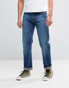 Nudie Jeans Co Loose Leif Jean Classic Crumble Wash - Navy