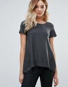 Vero Moda Didie Waterfall Top - Gray