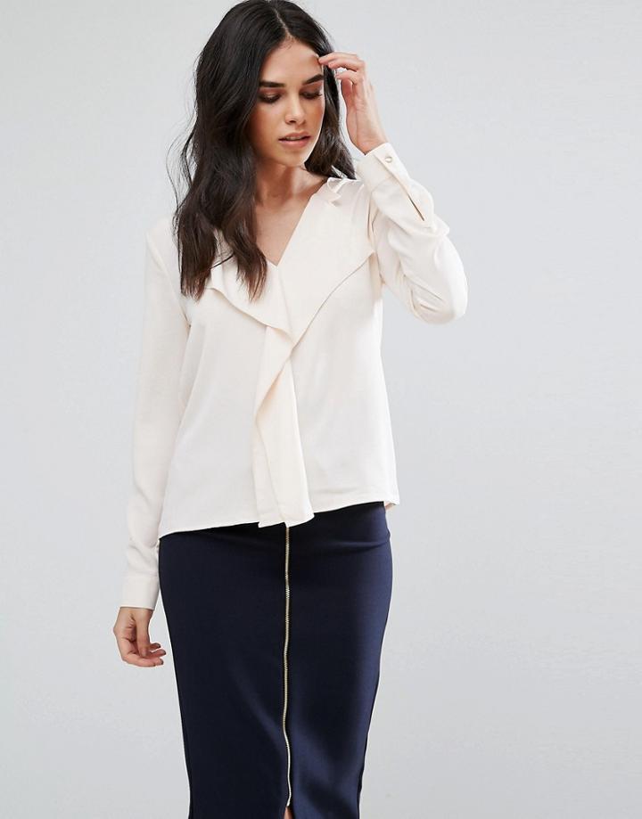 Vesper Frill Blouse - Pink