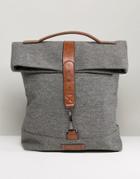 Ted Baker Germyn Backpack With Roll Top - Gray