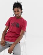 The North Face Easy T-shirt In Red - Red