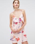 Oh My Love Frill Front Cami Dress - Multi