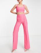 Vesper Wide Leg Pants In Pink - Part Of A Set