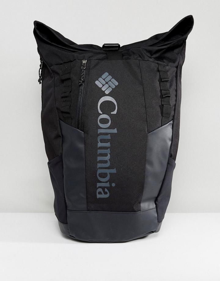 Columbia Convey 25l Rolltop Backpack In Black - Black