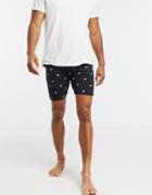 Siksilk Logo Jersey Lounge Shorts In Black