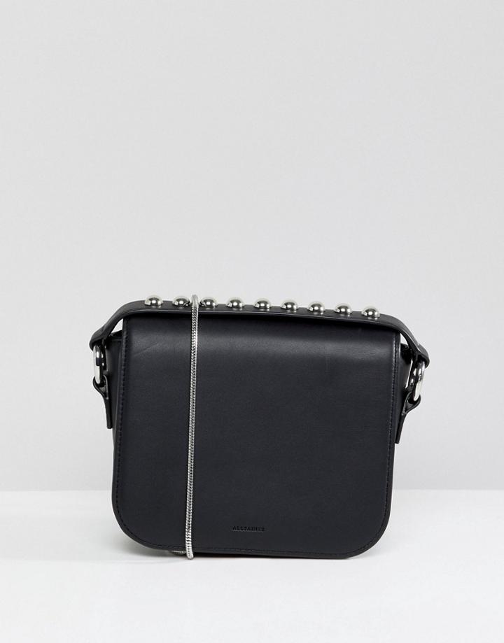 Allsaints Stud Chain Strap Bag - Black