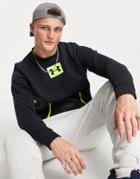 Under Armour Summit Knit Crew Neck Sweat In Black