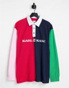Karl Kani Retro Block Rugby Shirt In Multi