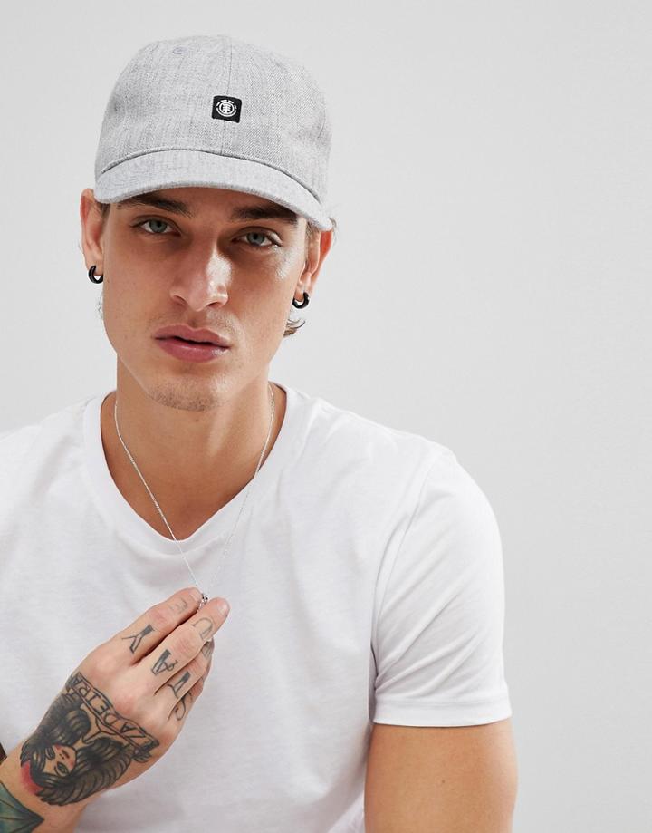 Element Fluky Logo Cap In Gray - Gray