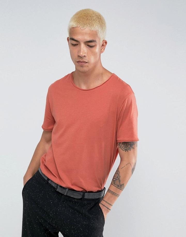 Weekday Dark T-shirt - Pink