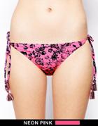 French Connection Island Storm Tie Side Bikini Bottoms