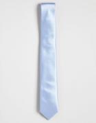 Gianni Feraud Plain Dusty Blue Tie - Blue