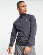 Dare 2b Fuse Up Ii Core Stretch Mid Layer Half Zip Sweatshirt In Gray