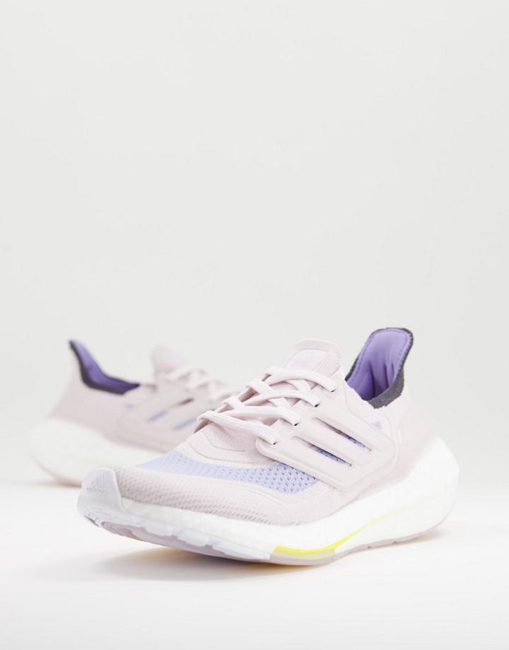 Adidas Ultraboost 21 Sneakers In Stone-neutral