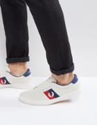 Fred Perry B1 Sports Authentic Tennis Suede Sneakers Off White - White