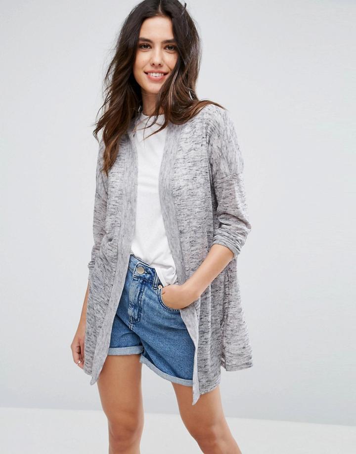 Vero Moda Open Cardigan - Gray