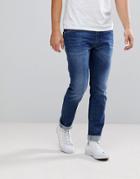 Diesel Thommer Jeans In Mid Wash Blue - Blue