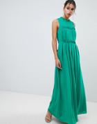 Ted Baker Saffrom Origami Folded Maxi Dress - Green