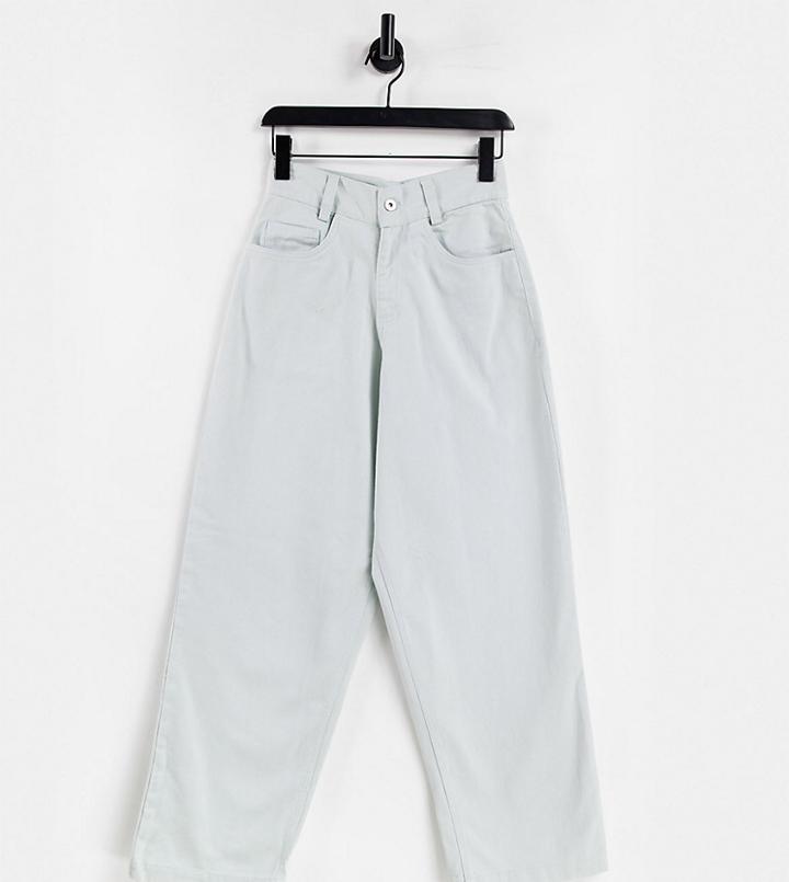 Collusion Unisex Coordinating Straight Leg Pants In Ice Blue-blues