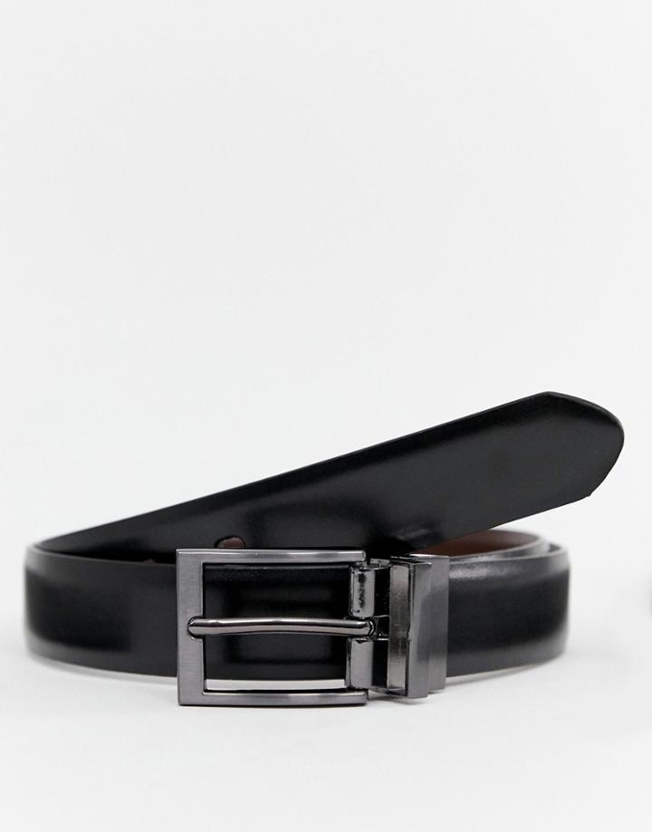 Peter Werth Belt With Gun Metal Buckle - Brown