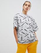 Ivy Park Scatter Logo T-shirt In Gray - Gray