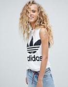 Adidas Originals Trefoil Tank Top - White