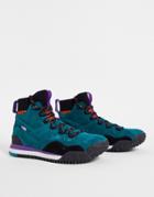 The North Face Back To Berkley Iii Sport Boots In Teal-white
