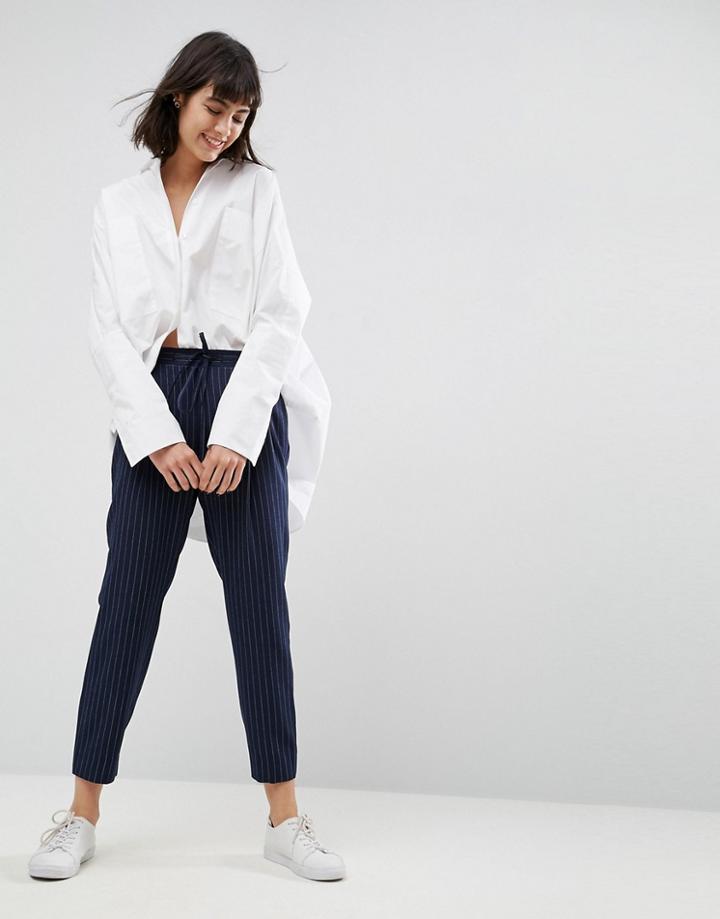 Asos Tailored Pinstripe Jogger - Multi