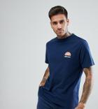 Ellesse Lounge T-shirt With Small Logo In Navy - Navy