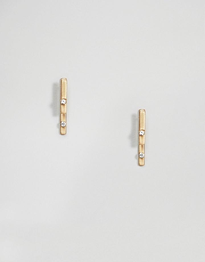 Pilgrim Gold Plated Drop Earrings - Gold