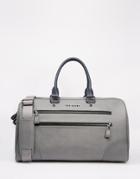 Ted Baker Tweener Carryall With Contrast Detail - Gray