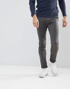Celio Skinny Chino In Gray - Gray