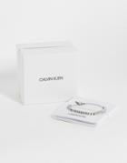 Calvin Klein Swarovski Crystal Bracelet In Silver