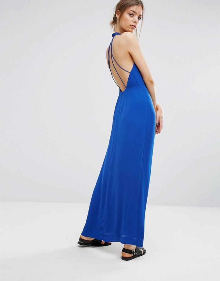 Samsoe & Samsoe Hannah Long Dress - Blue