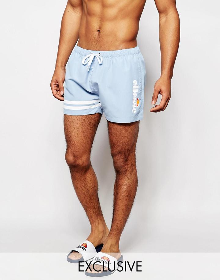 Ellesse Retro Swim Shorts Exlclusive To Asos - Blue
