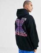 Reclaimed Vintage Oversized Hoodie With Back Logo Print