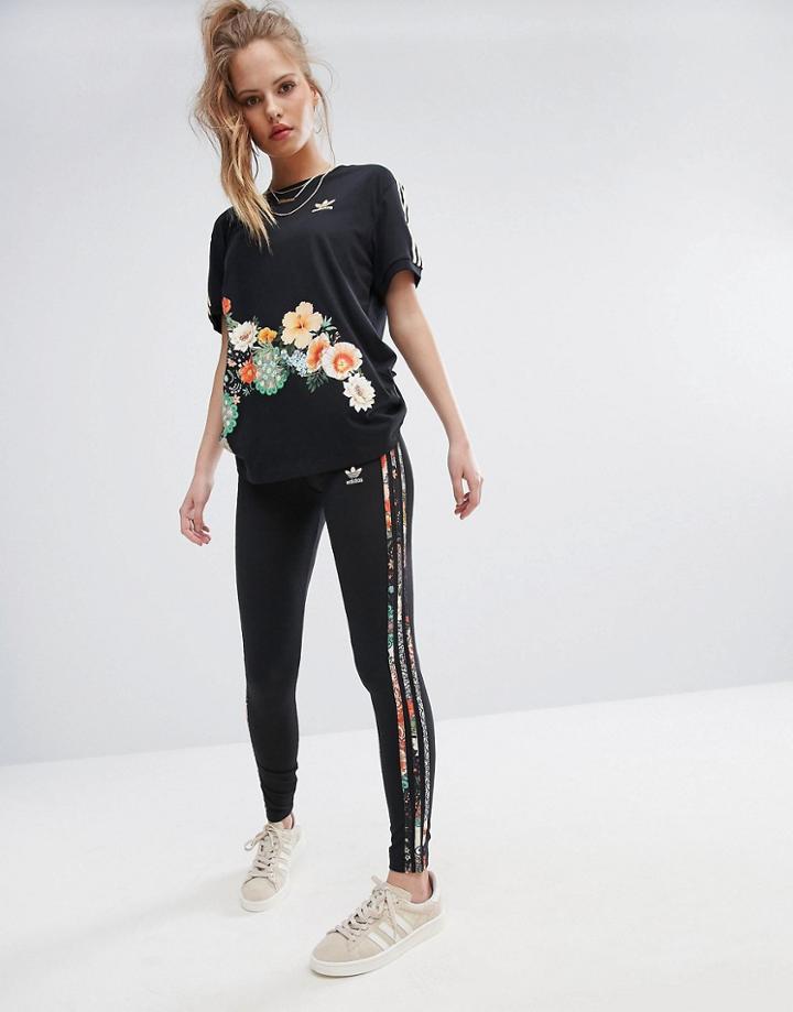 Adidas Originals X Farm Jardim Leggings - Black
