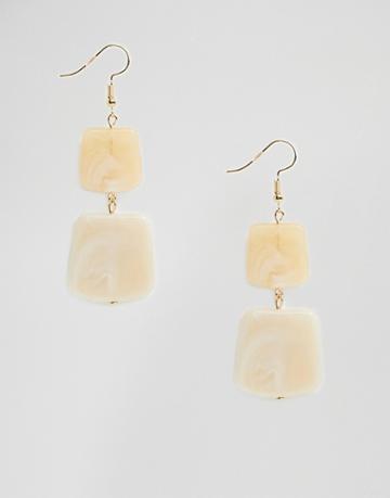 South Beach Resin Earrings - Gold