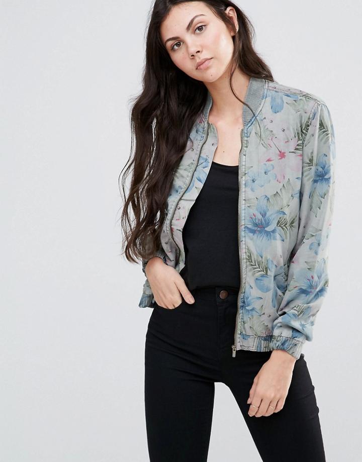 Pepe Jeans Pipa Bomber Jacket - Blue