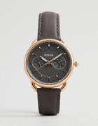Fossil Women's Tailor Leather Watch - Gray