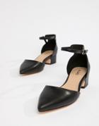 Aldo Pointed Mid Heels - Black