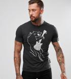 Diesel Wild Cat Guitar T-shirt - Black