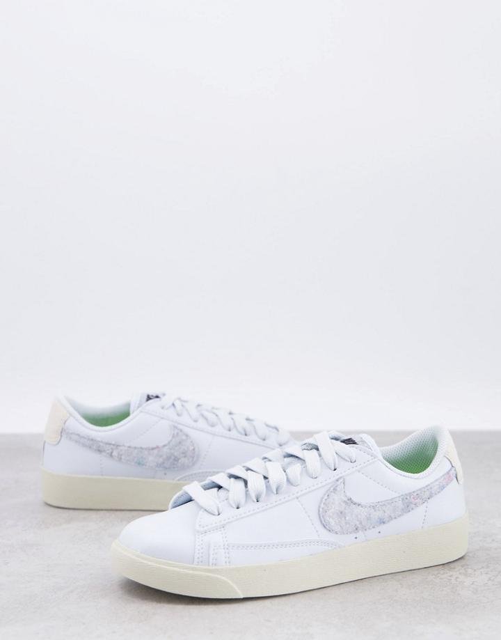 Nike Blazer Low Se Sneakers In Light Armory Blue-blues