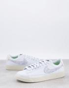 Nike Blazer Low Se Sneakers In Light Armory Blue-blues